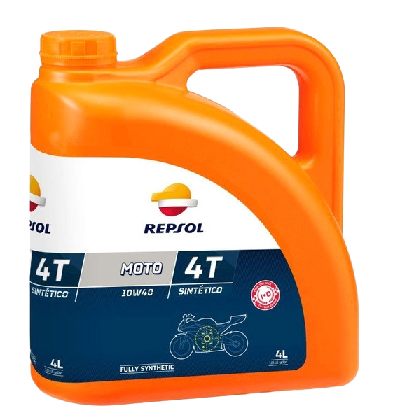 Моторное масло Repsol Moto Sintetico 4T 10W40, 4л